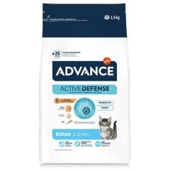 Advance Kitten Yavru Tavuk Etli Kedi Maması 1,5 Kg