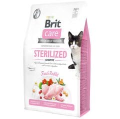 Brit Care Sterilised Sensitive Tavşan Tahılsız Kısırlaştırılmış Kedi Maması 2 Kg