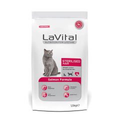 La Vital Somonlu Kısır Kedi Maması 12 Kg