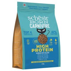 Schesir Born Carnivore Somonlu ve Ringa Balıklı Tahılsız Kedi Maması 255 Gr
