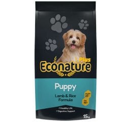 Eco Nature PLUS Lamb Kuzu Etli Yavru Köpek Maması 15 Kg