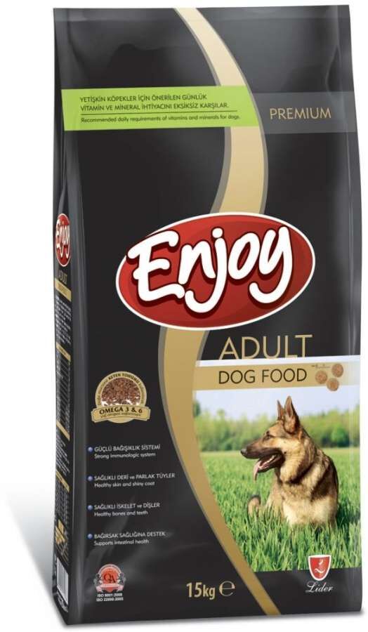 Enjoy Biftekli Etli Yetişkin Köpek Maması 15 Kg