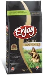 Enjoy Biftekli Etli Yetişkin Köpek Maması 15 Kg