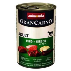 Animonda 82753 Gran Carno Sığır ve Geyikli Elmalı Köpek Konservesi 400 Gr