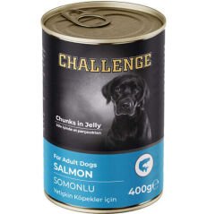 Challenge Somonlu Jöle Et Parçalı Köpek Konservesi 400 Gr