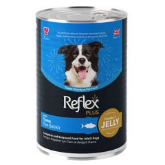 Reflex Plus Jelly Ton Balıklı Et Parçacıklı Köpek Konservesi 400 Gr
