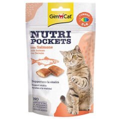 Gimcat Nutripockets Somonlu Omega 3 - 6 Kedi Ödülü 60 Gr