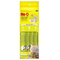Me-O Creamy Treats Ton Balığı ve Keçi Sütlü Ek Besin ve Kedi Ödülü 60 Gr ( 4 x 15 Gr )