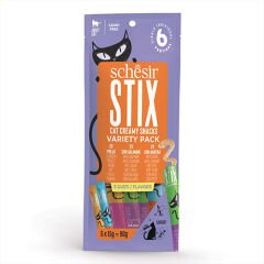 Schesir Cat Stix Karışık Lezzetli Krema Kedi Ödülü 6 Adet x 15 Gr