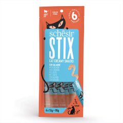 Schesir Cat Stix Somon Balıklı Krema Kedi Ödülü 6 Adet x 15 Gr