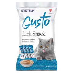 Spectrum Gusto Lick Snack Ton Balıklı Sıvı Kedi Ödülü 4x15 Gr
