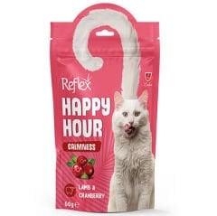 Happy Hour Calmnes Kuzu Eti ve Kızılcık Sakinleştirici Kedi Ödülü 60 Gr